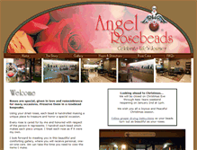 Tablet Screenshot of angelrosebeads.com